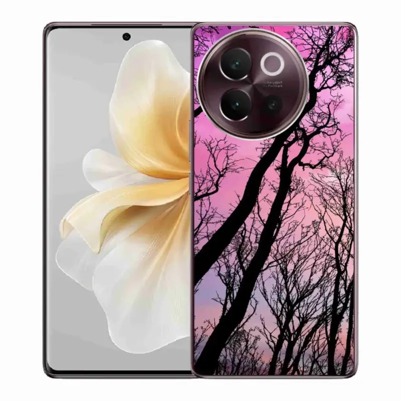 Gelový obal mmCase na Vivo V40 Lite 5G - opadané stromy Omezená Nabídka