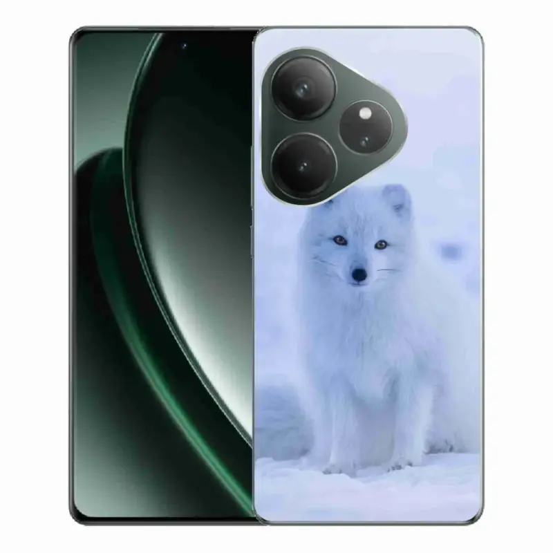 Bezpečná Platba Gelový kryt mmCase na Realme GT 6 5G/GT 6T 5G - polární liška