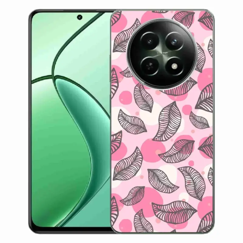 Gelový kryt mmCase na Realme 12 5G/12x 5G - kreslené padající listy Přímo Od Výrobce