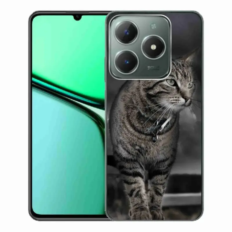 Gelový kryt mmCase na Realme C61 - kočka Levný
