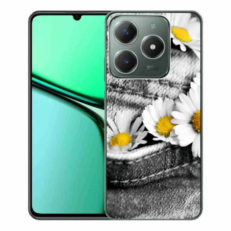 Akce Gelový obal mmCase na Realme C61 - kopretiny