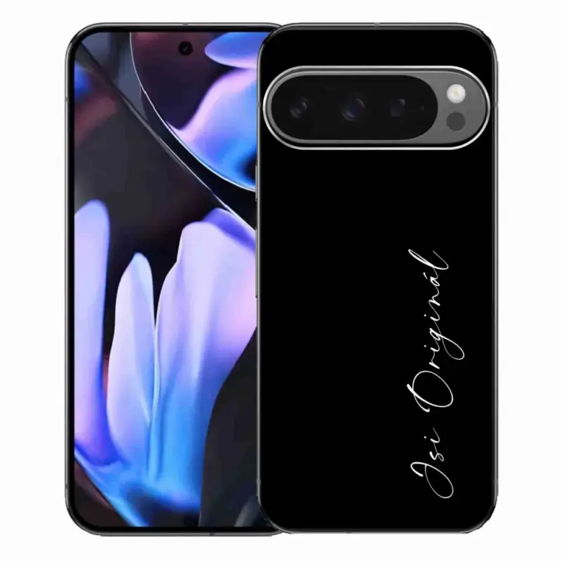 Aktuální Gelový kryt mmCase na Google Pixel 9 Pro XL - jsi originál černé pozadí
