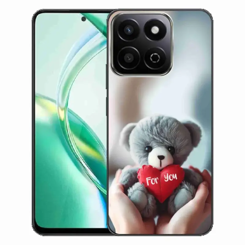 Gelový kryt mmCase na Honor 200 Smart 5G - medvídek pro zamilované Akční Nabídka