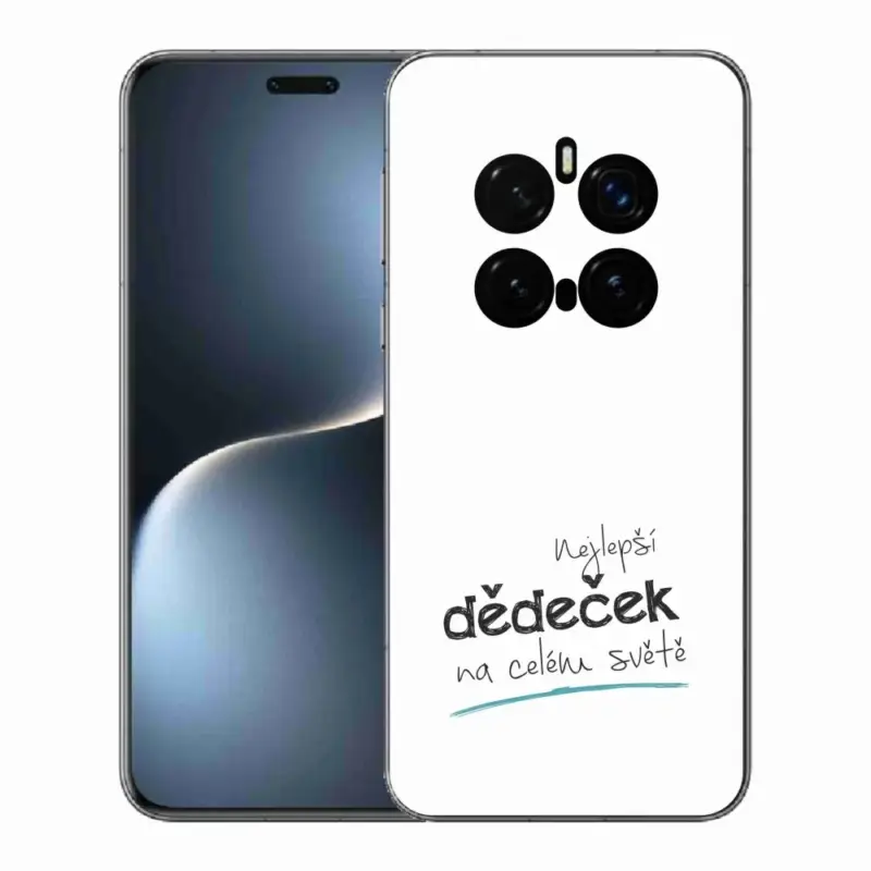 Gelový kryt mmCase na Honor Magic 7 Pro 5G - nejlepší dědeček 3 bílé pozadí Kup Teď