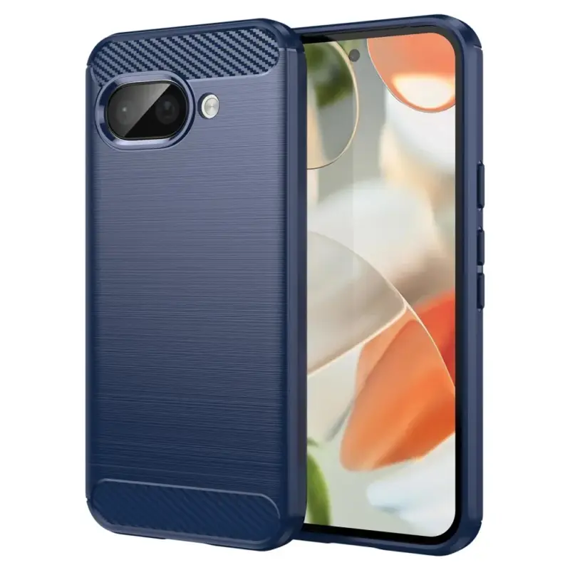 Akce Carbon odolný gelový obal na Google Pixel 9a - modrý