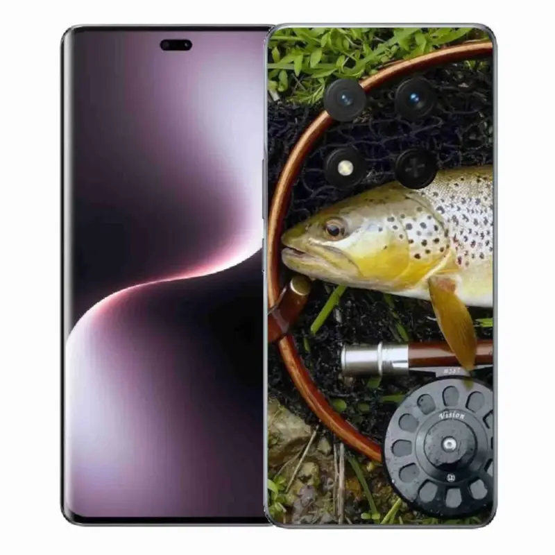 Gelový kryt mmCase na Honor Magic 7 Lite 5G - pstruh 2 Levný