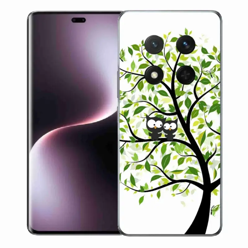 Gelový kryt mmCase na Honor Magic 7 Lite 5G - sovičky na stromě Nejprodávanější