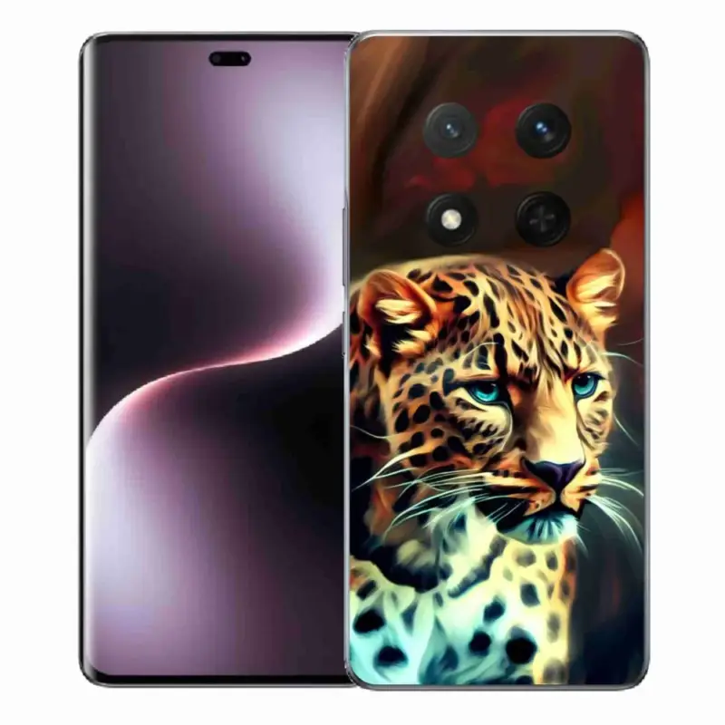 Gelový kryt mmCase na Honor Magic 7 Lite 5G - leopard Super Cena