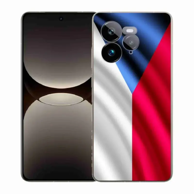 Gelový kryt mmCase na Realme GT 7 Pro 5G - česká vlajka Nejlepší Cena
