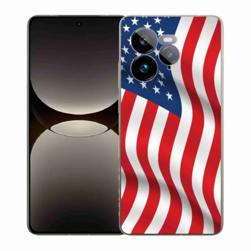 Super Cena Gelový kryt mmCase na Realme GT 7 Pro 5G - USA vlajka