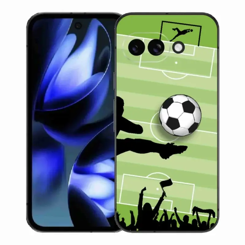 Nová Kolekce Gelový kryt mmCase na Google Pixel 9a - fotbal 3