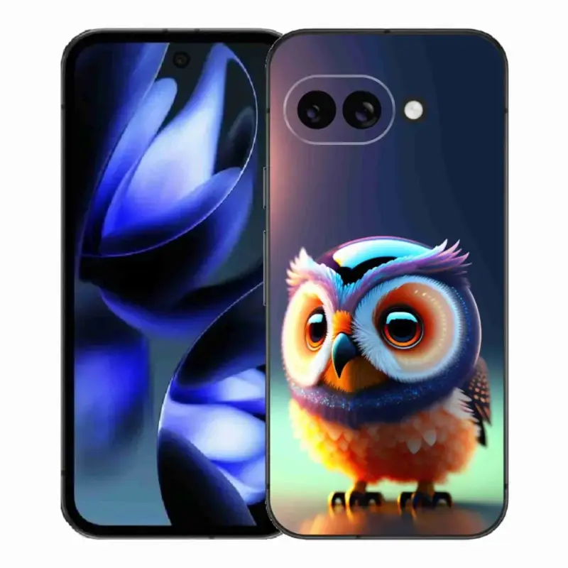 Novinka Gelový kryt mmCase na Google Pixel 9a - sovička