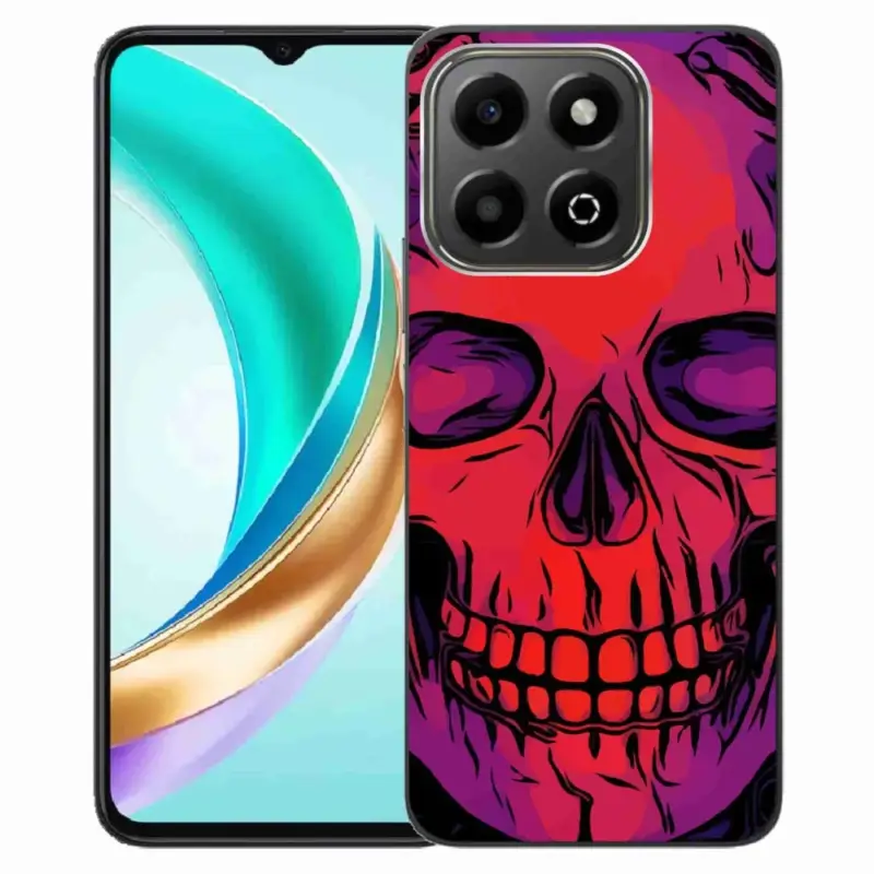 Gelový kryt mmCase na Honor X6b - lebka Originální