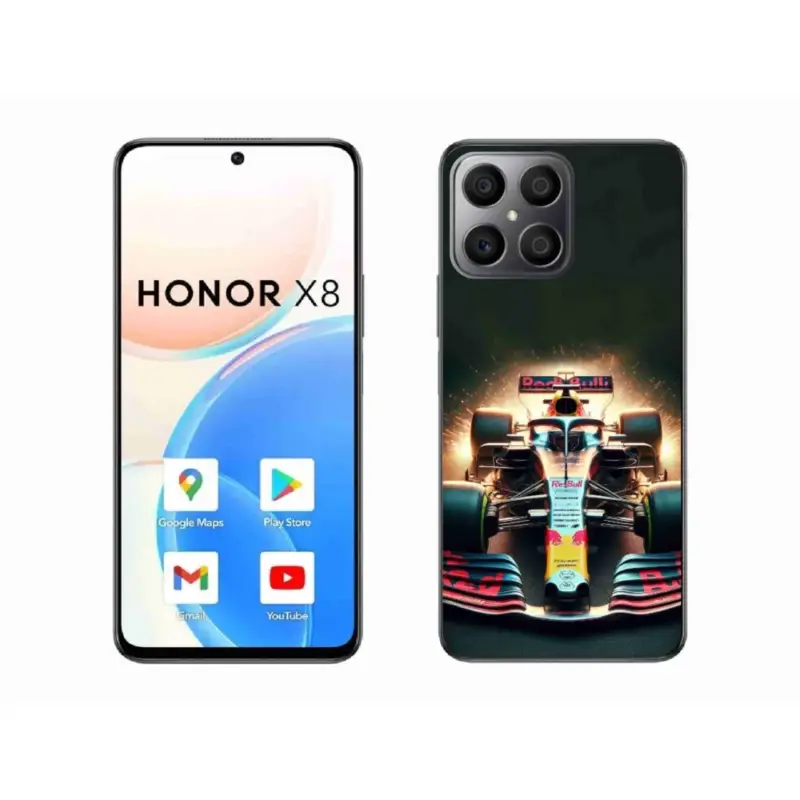 Gelový kryt mmCase na Honor X8 4G - formule 3 Must-Have