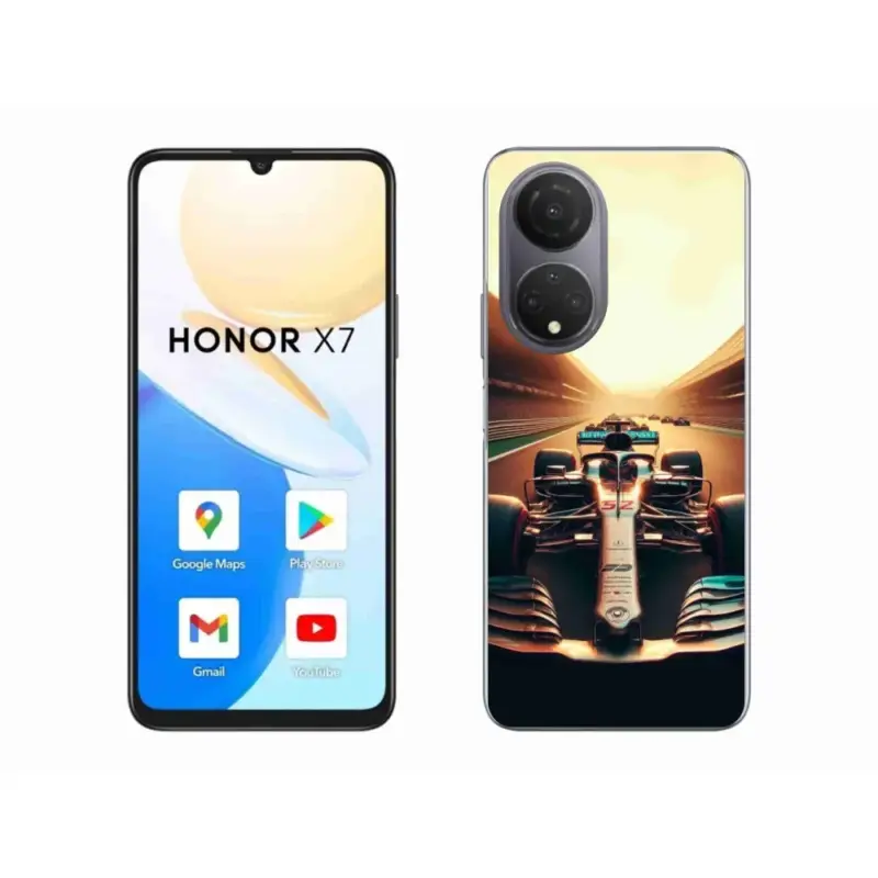 Nejprodávanější Gelový kryt mmCase na Honor X7 - formule 1