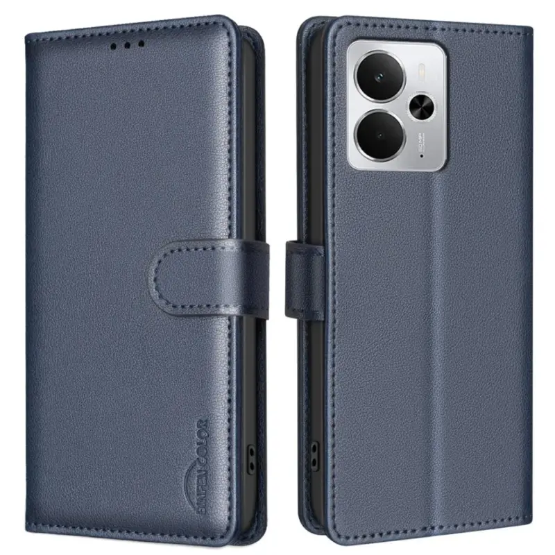 BINFEN knížkové pouzdro na Realme 14 5G - modré Expresní Doručení
