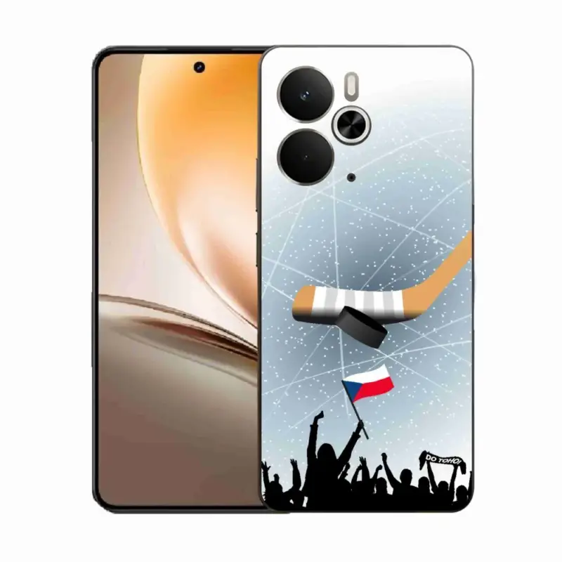 Víkendová Akce Gelový kryt mmCase na Realme 14 5G/14T 5G - fanoušci hokeje
