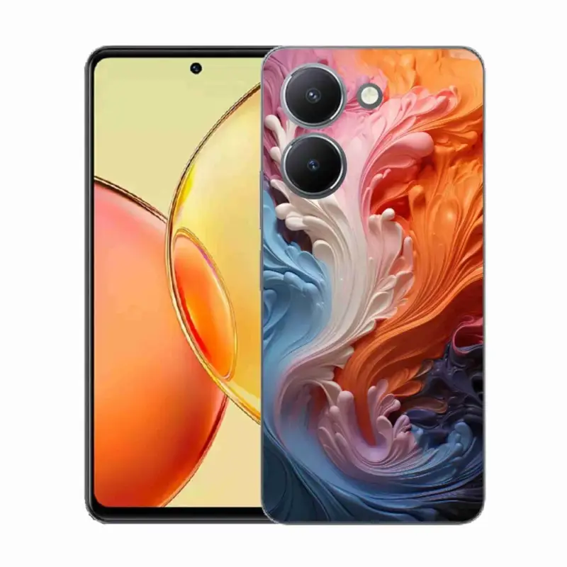 Výprodej Gelový kryt mmCase na Vivo Y36 - abstraktní motiv 8