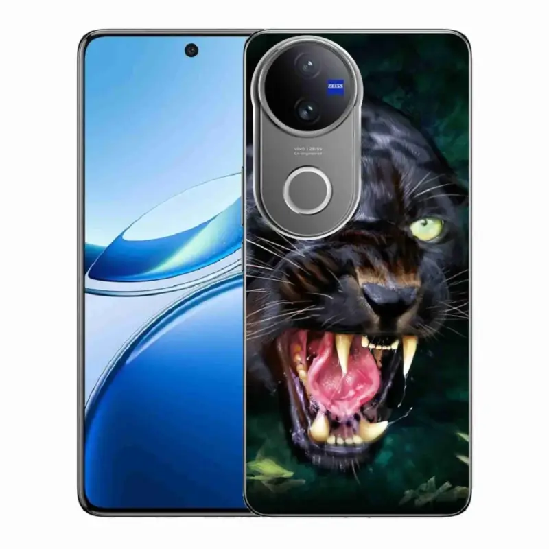 Poslední Šance Gelový kryt mmCase na Vivo V50 5G - rozzuřený černý panter