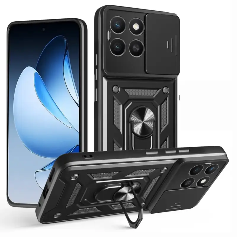 Slide odolný kryt na Honor X8c - černý Bezpečná Platba