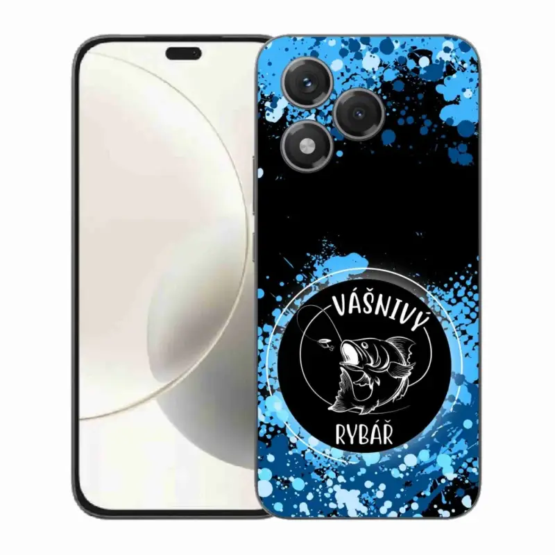 Nová Kolekce Gelový kryt mmCase na Honor 400 Lite - vášnivý rybář černé pozadí
