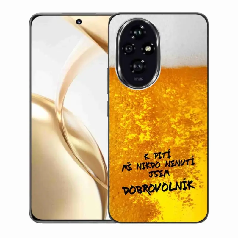 Gelový kryt mmCase na Honor 200 5G - pivní motiv 4 Nejlepší Cena