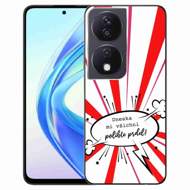 Must-Have Gelový kryt mmCase na Honor X7b/Honor 90 Smart - vtipný text 15 bílé pozadí
