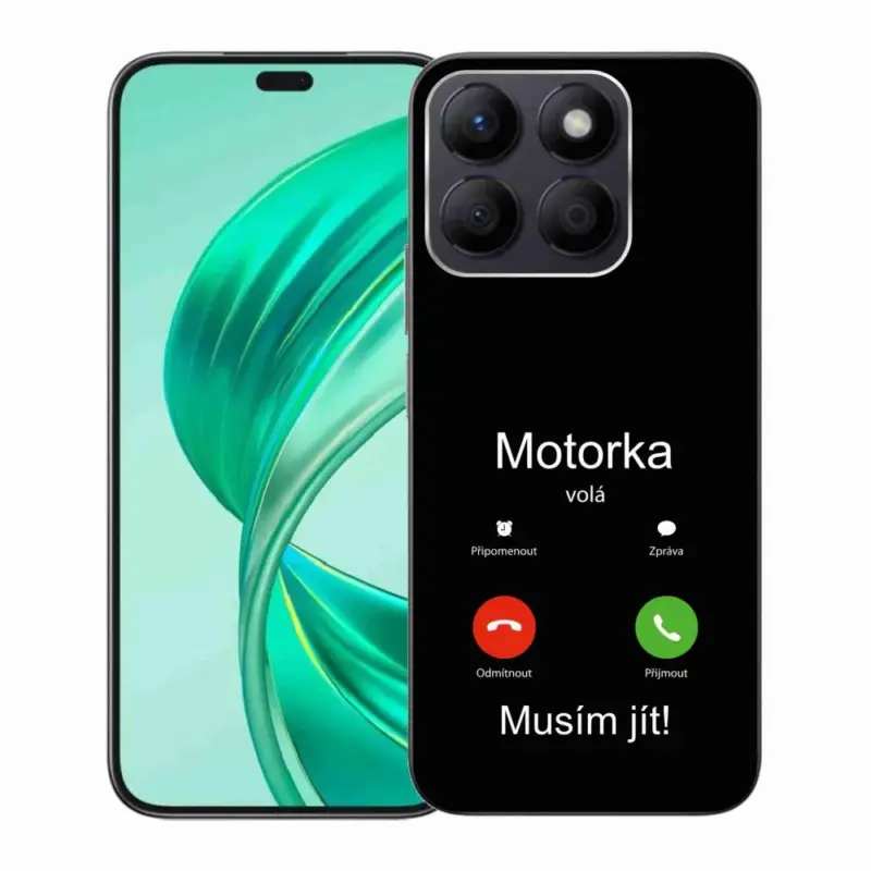 Akční Cena Gelový kryt mmCase na Honor X8b - motorka volá černé pozadí