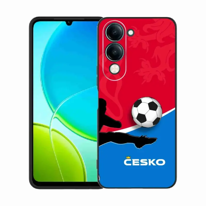 Rychlé Dodání Gelový kryt mmCase na Vivo Y29s 5G - fotbal Česko 2