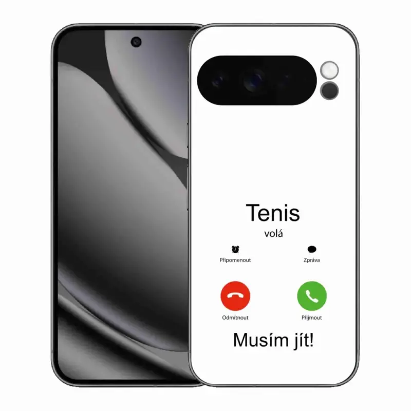 Gelový kryt mmCase na Google Pixel 10 Pro XL - tenis volá bílé pozadí Poslední Šance