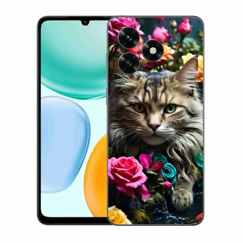 Gelový kryt mmCase na Honor X5c Plus - kočíčí pohled 2 Sezónní Sleva