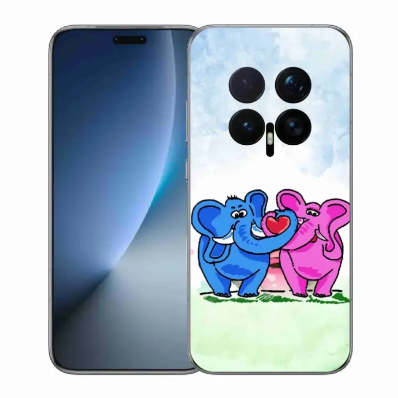 Cenový Hit Gelový kryt mmCase na Honor Magic 8 Pro - zamilovaní sloni