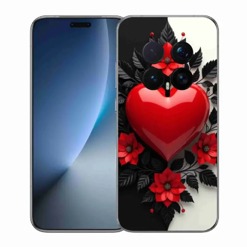 Gelový kryt mmCase na Honor Magic 8 Pro - červené srdce Značkový