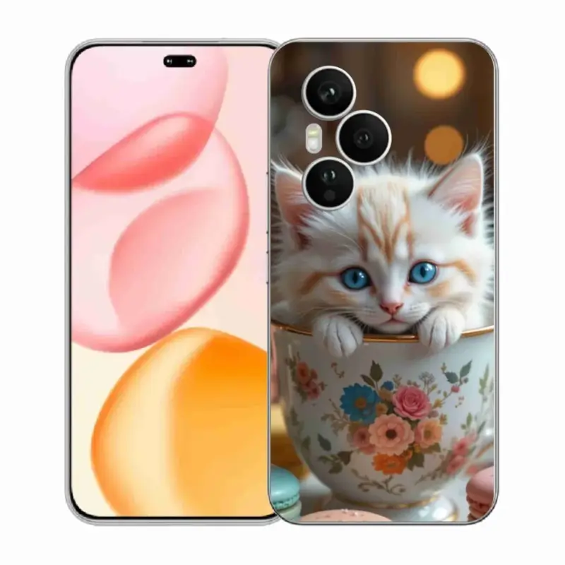 Gelový kryt mmCase na Honor 400 Pro - roztomilé kotě 6 Sleva
