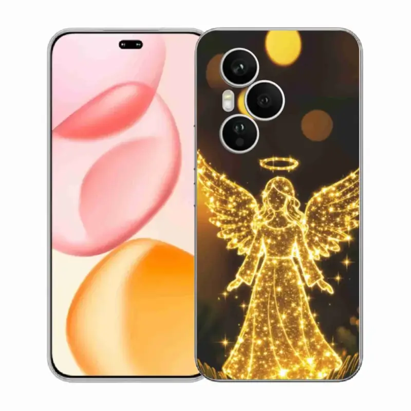 Zlevněný Gelový kryt mmCase na Honor 400 Pro - anděl