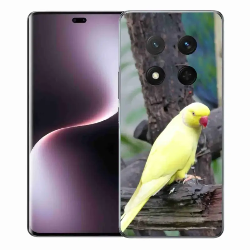 Gelový kryt mmCase na Honor Magic 7 Lite 5G - papoušek alexandr žlutý Nakupujte Hned