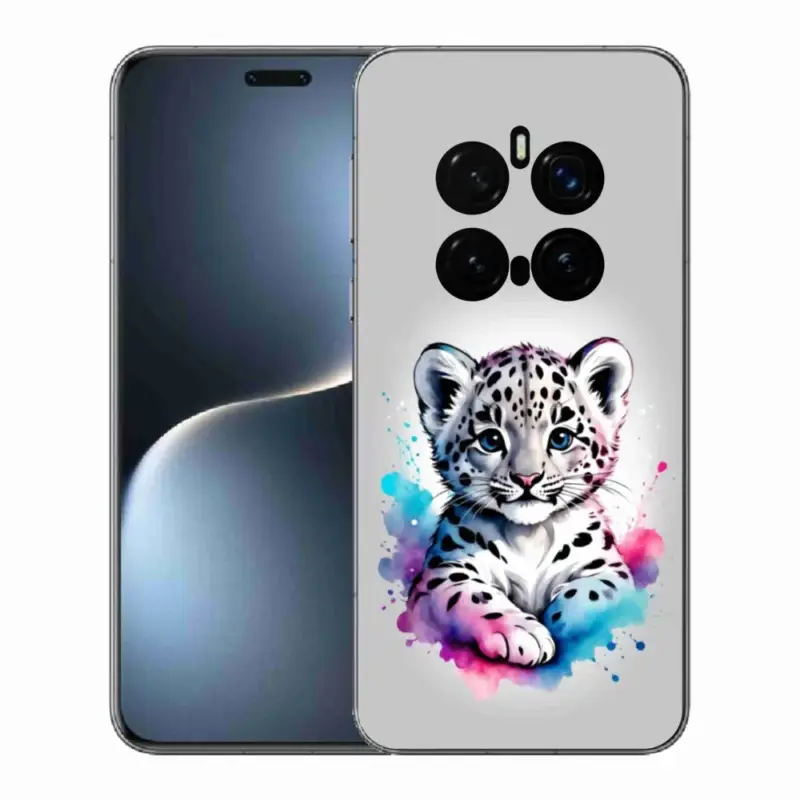 Gelový kryt mmCase na Honor Magic 7 Pro 5G - levhartí mládě Nová Kolekce