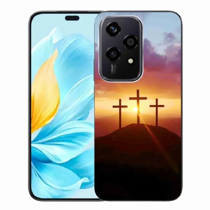 Oblíbený Gelový kryt mmCase na Honor 200 Lite 5G - tři kříže