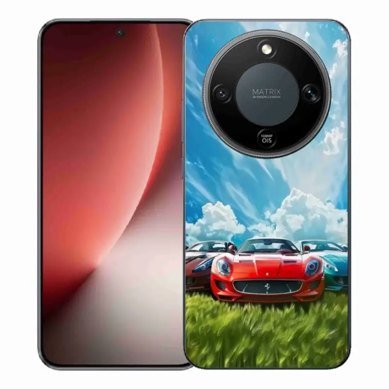 Přímo Od Výrobce Gelový kryt mmCase na Honor Magic 8 Lite 5G - sportovní vozy