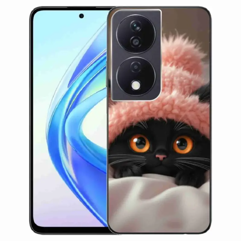 Gelový kryt mmCase na Honor X7b - roztomilé kotě 7 Nová Kolekce