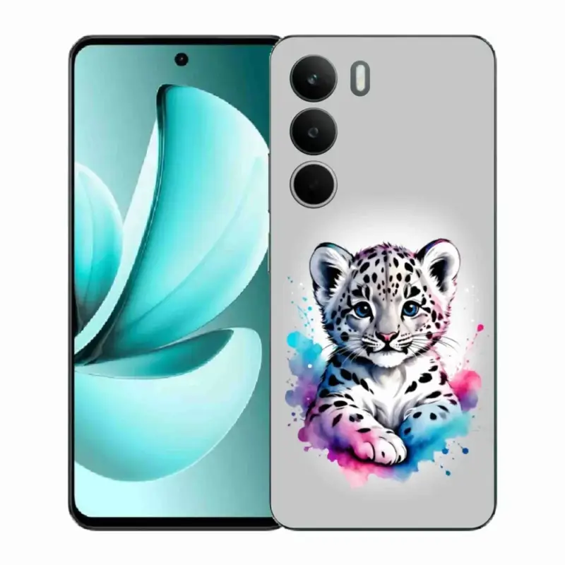 Levný Gelový kryt mmCase na Realme C71 - levhartí mládě