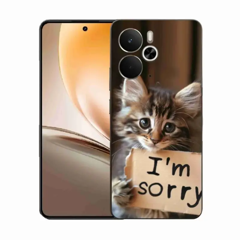 Gelový kryt mmCase na Realme 14T 5G/14 5G - kočíčí omluva Levný