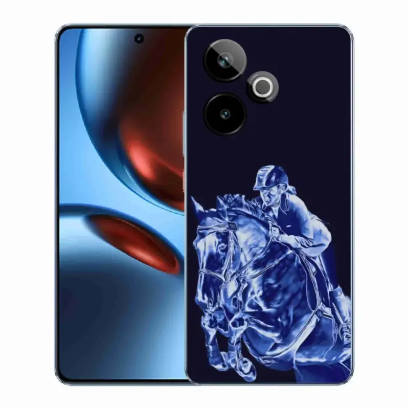 Bezpečná Platba Gelový kryt mmCase na Realme GT7 5G/GT 7T 5G - dostihový kůň