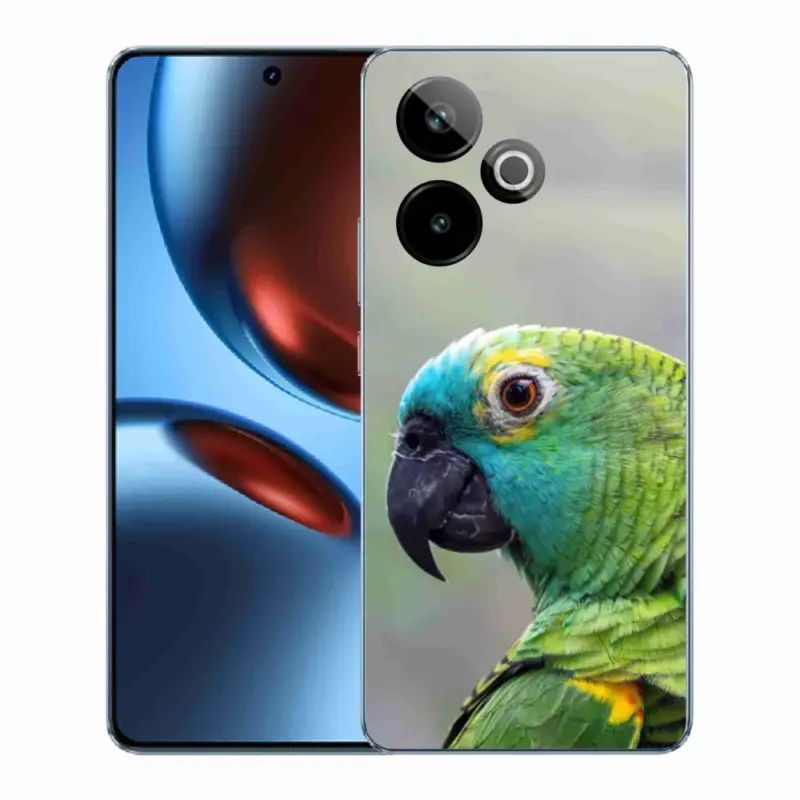 Gelový kryt mmCase na Realme GT7 5G/GT 7T 5G - papoušek amazoňan Odeslání Ihned