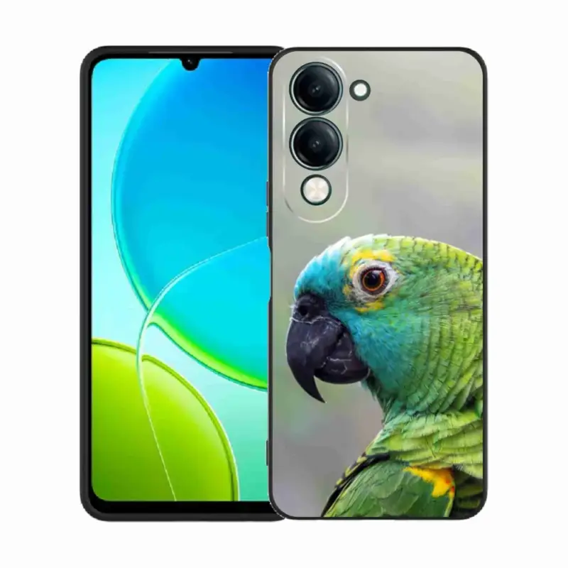 Vysoce Kvalitní Gelový kryt mmCase na Vivo Y29S 5G - papoušek amazoňan