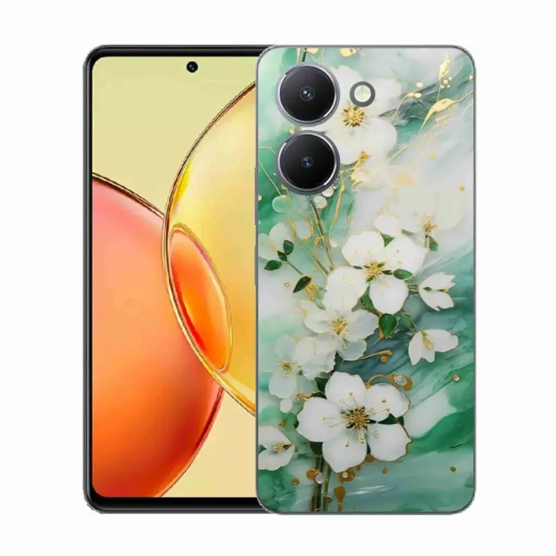 Gelový kryt mmCase na Vivo Y36 - něžné květy Top Prodej