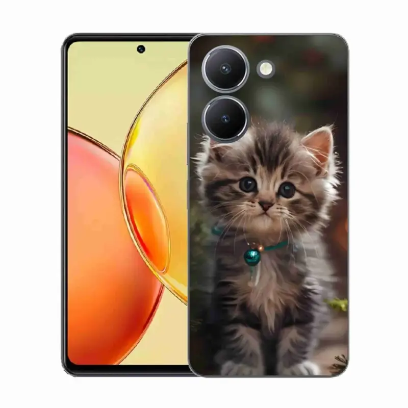 Vrácení Zdarma Gelový kryt mmCase na Vivo Y36 - roztomilé kotě 11