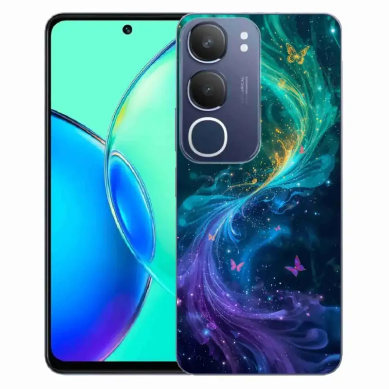 Nová Kolekce Gelový kryt mmCase na Vivo Y19S - abstraktní motiv 31