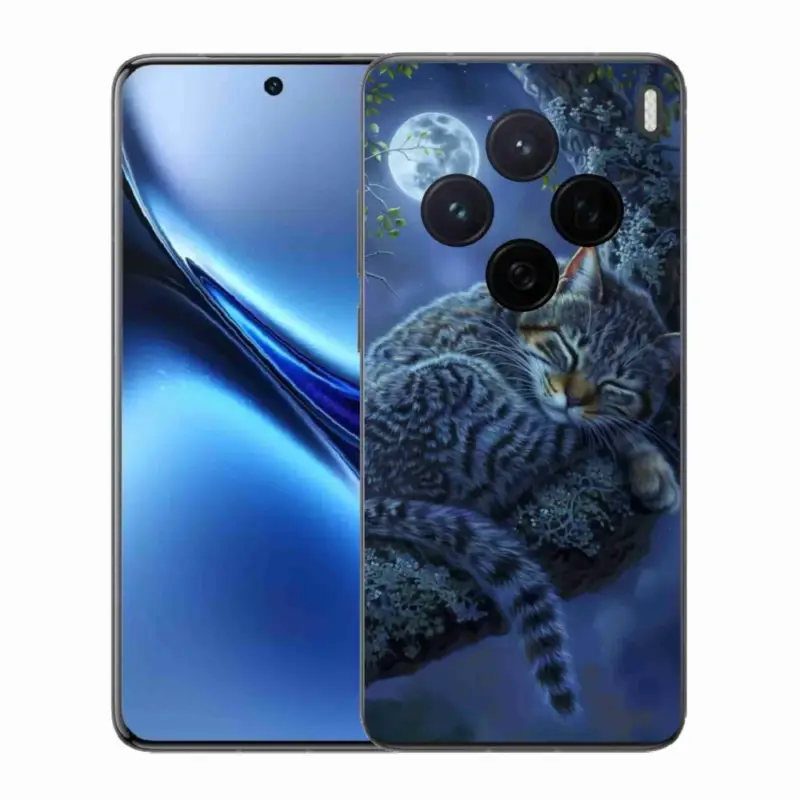 Gelový kryt mmCase na Vivo X200 5G - spící kočka Nová Kolekce
