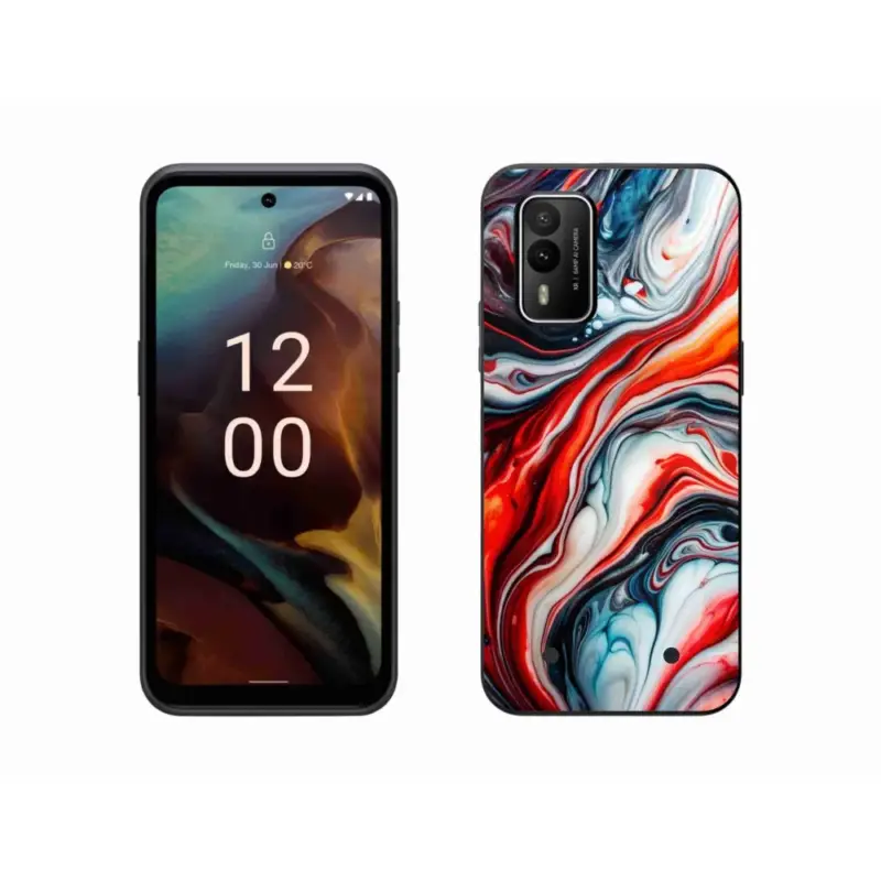 Gelový kryt mmCase na Nokia XR21 - abstraktní motiv 63 Oblíbený